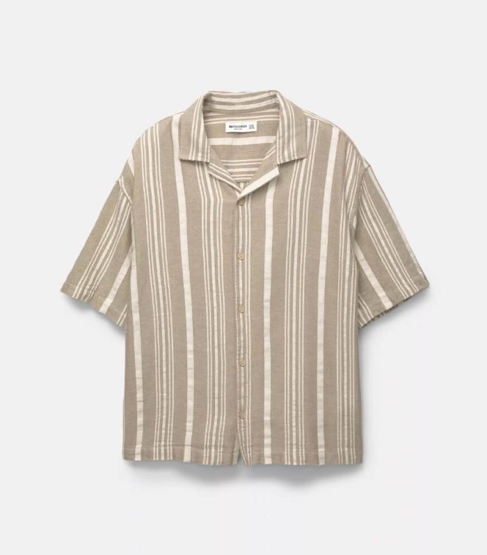 Striped short sleeve shirt